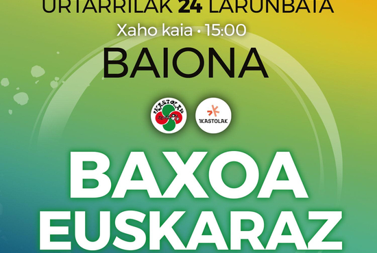 Baxoa euskaraz