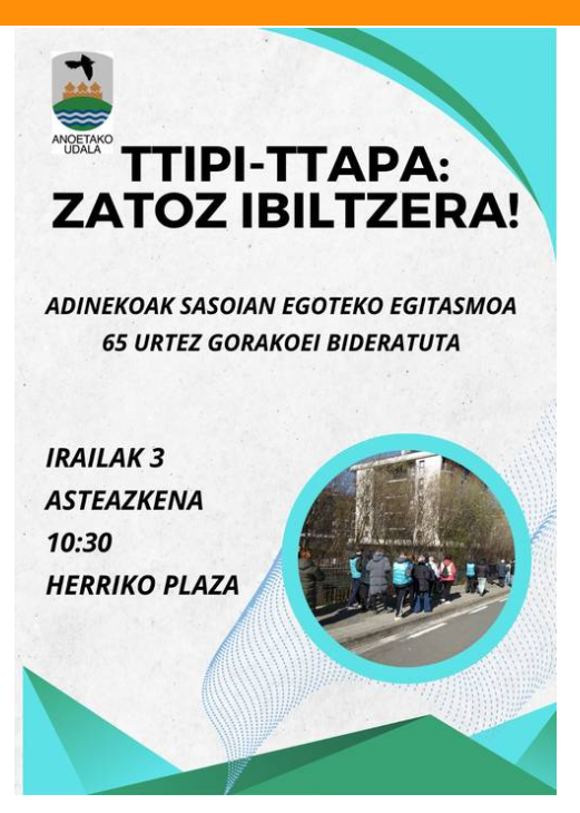 Ttipi-Ttapa egitasmoaren kartela